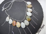 COLIER STATEMENT UNICAT - AMAZONITE (COD1420)